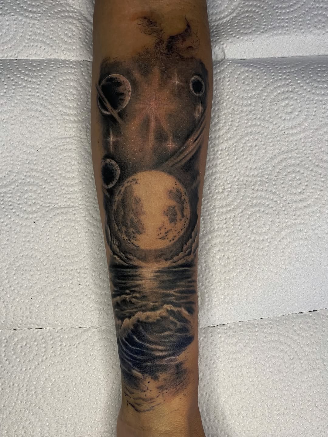 Tattoo by @garotodatatuagem β realism, black_and_grey