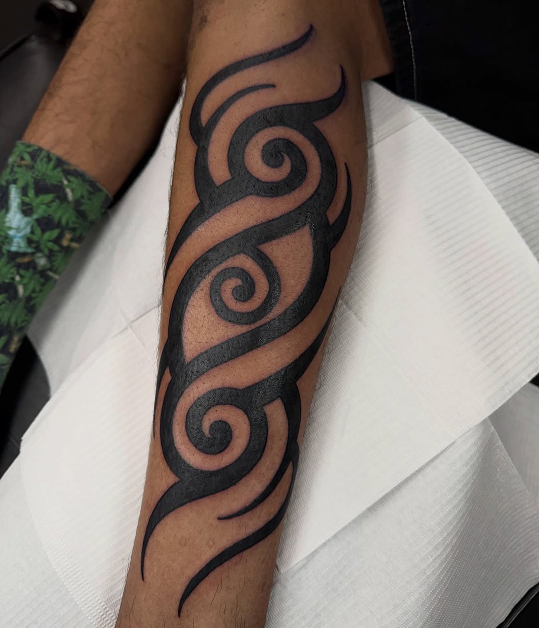 Tattoo by @whatswrongkiel — tribal, blackwork