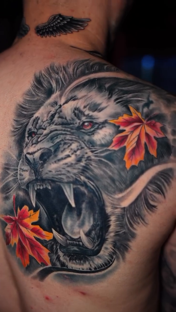 Tattoo by @j2k_tattoo_ — realism, black_and_grey