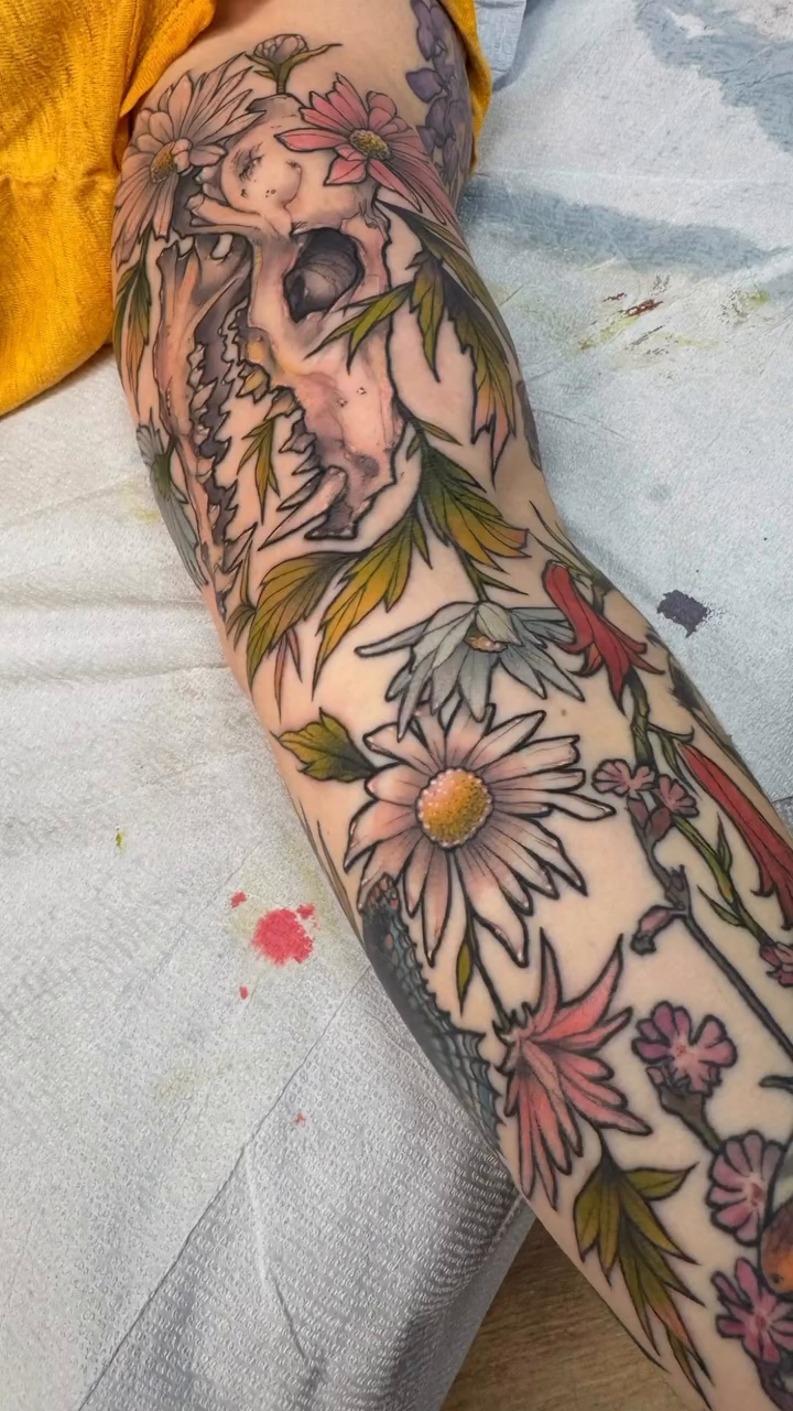 Tattoo by @langdaleart โ illustrative, dark_realism