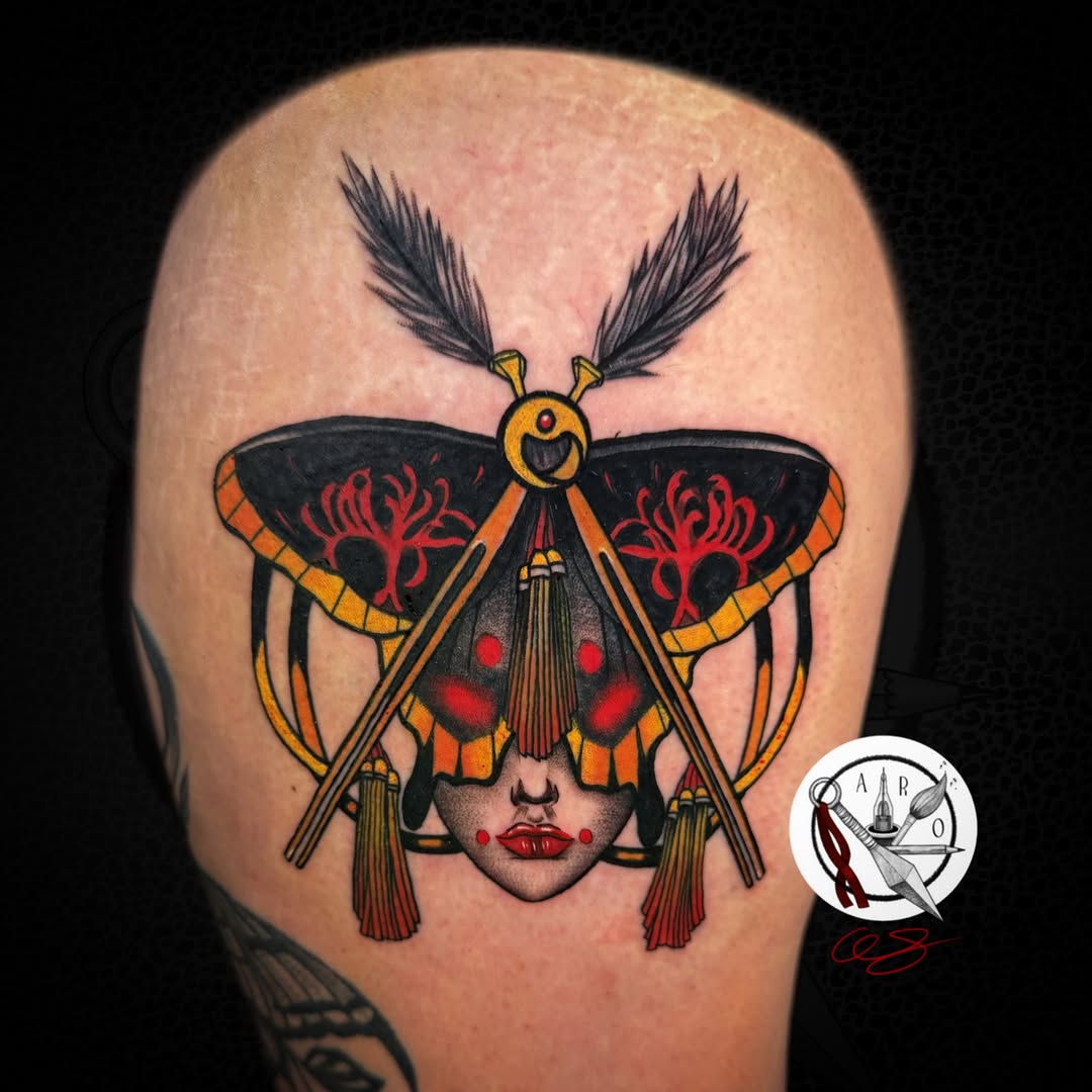 Tattoo by @a.real.otaku.tattoos — neo_traditional, illustrative