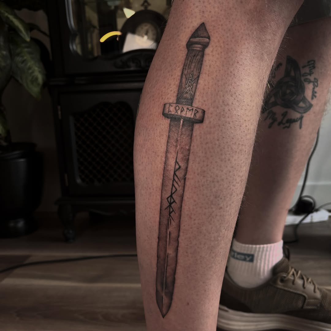 Tattoo by @persephoneink_ — black_and_grey, realism