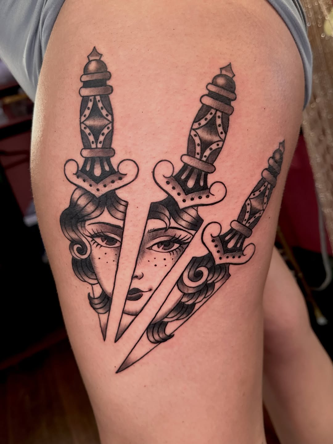 Tattoo by @malerietattoos โ american_traditional, illustrative