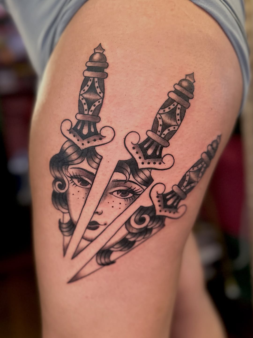 Tattoo by @malerietattoos โ american_traditional, illustrative