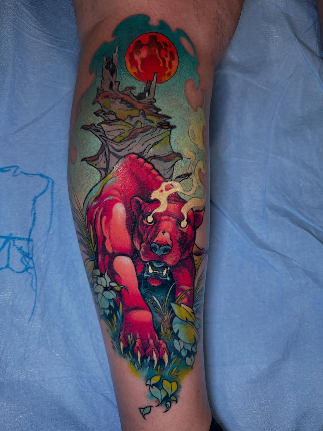 Tattoo by @evan.clark.tattoo — new_school, illustrative