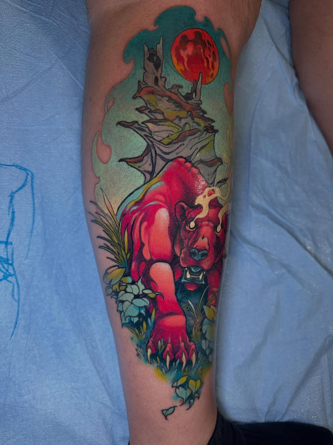 Tattoo by @evan.clark.tattoo — new_school, illustrative