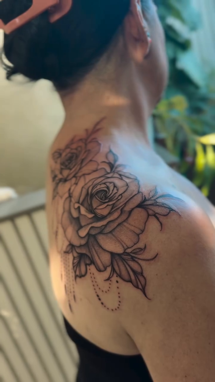 Tattoo by @inkedbyivy — illustrative, black_and_grey