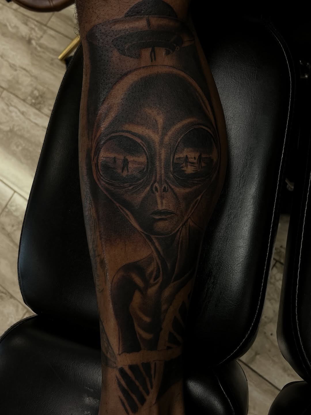Tattoo by @inkheadtattoos — realism, black_and_grey
