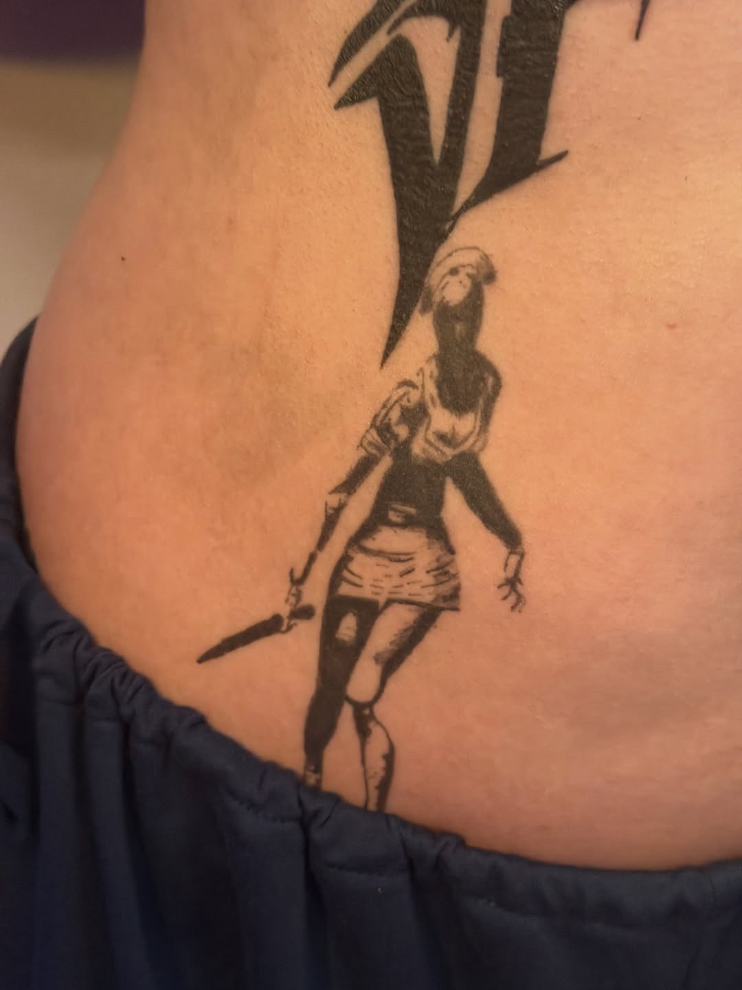 Tattoo by @pokedbylaskie — blackwork