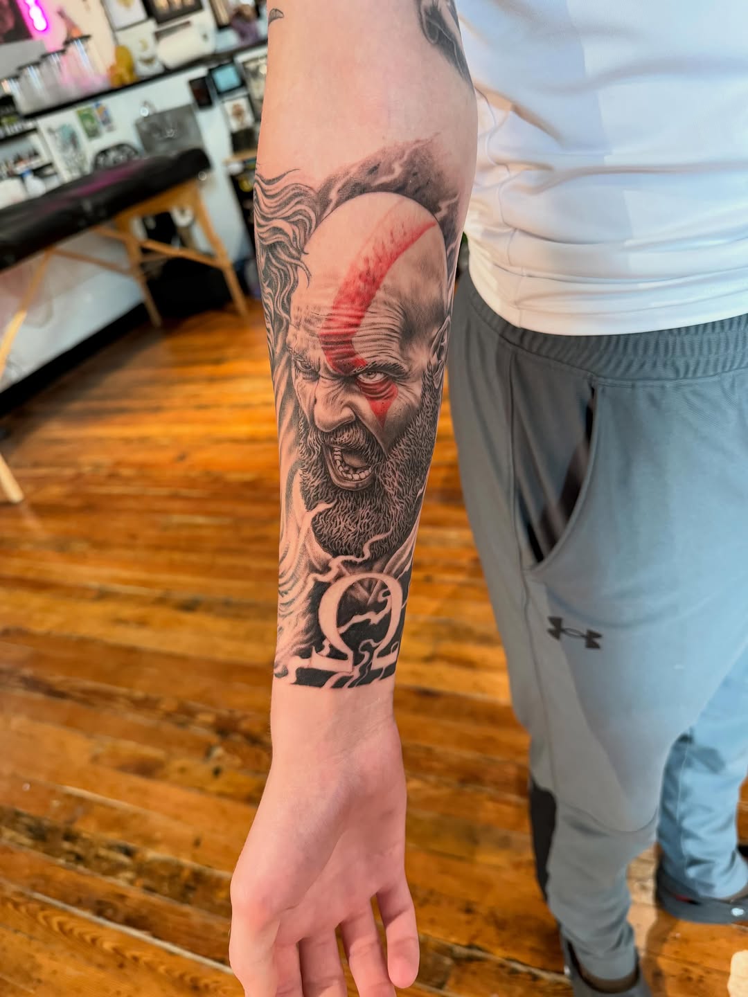 Tattoo by @vincedibiasotattoos — realism, black_and_grey