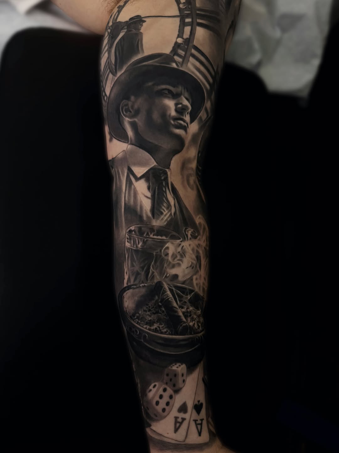 Tattoo by @gabpolflit_tattooartist β realism, black_and_grey