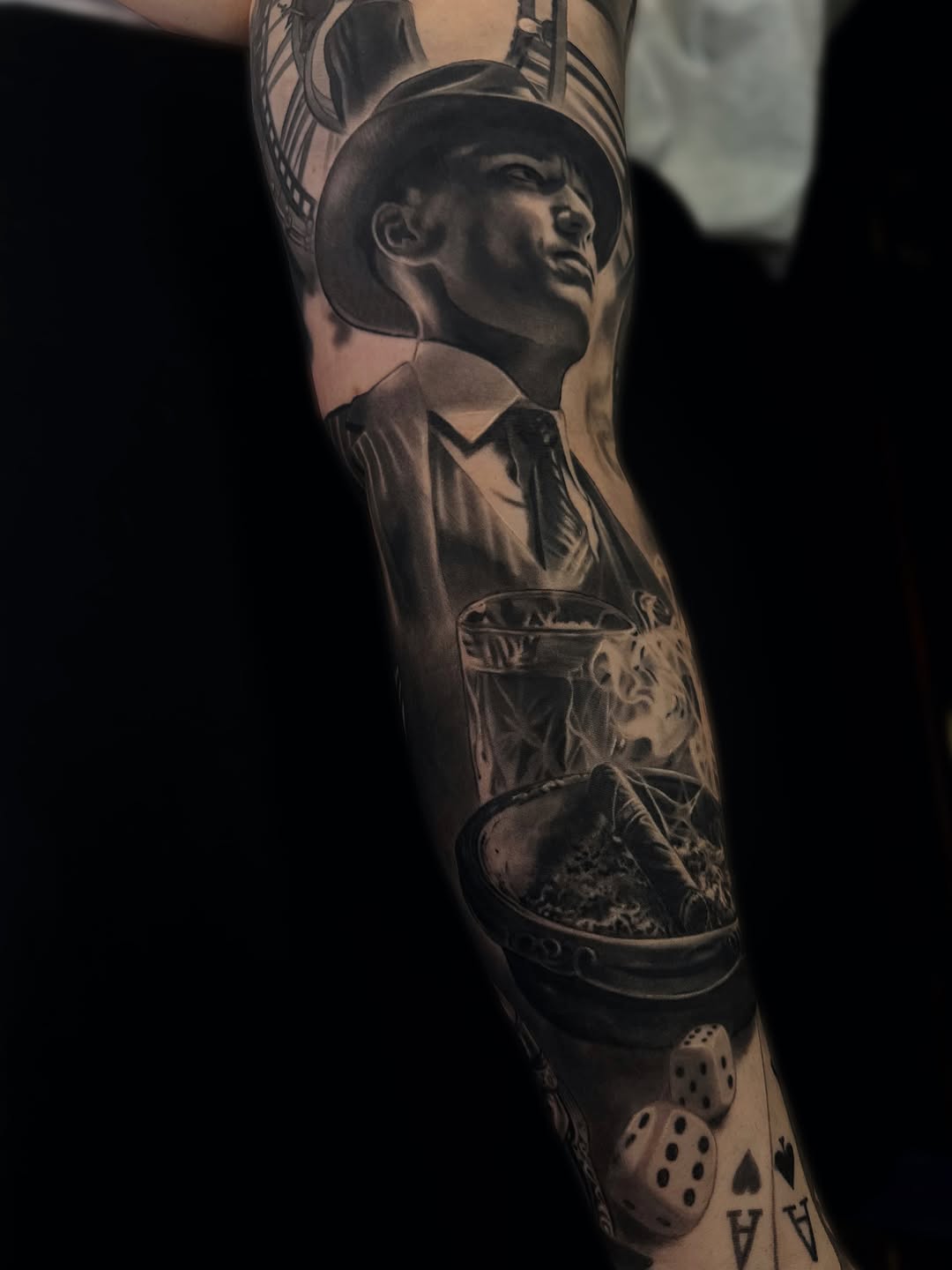 Tattoo by @gabpolflit_tattooartist β realism, black_and_grey