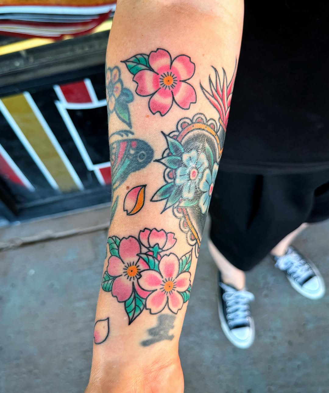 Tattoo by @sloanxkettering — american_traditional, illustrative