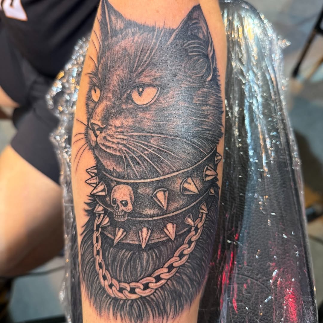 Tattoo by @lenca_art โ realism, black_and_grey
