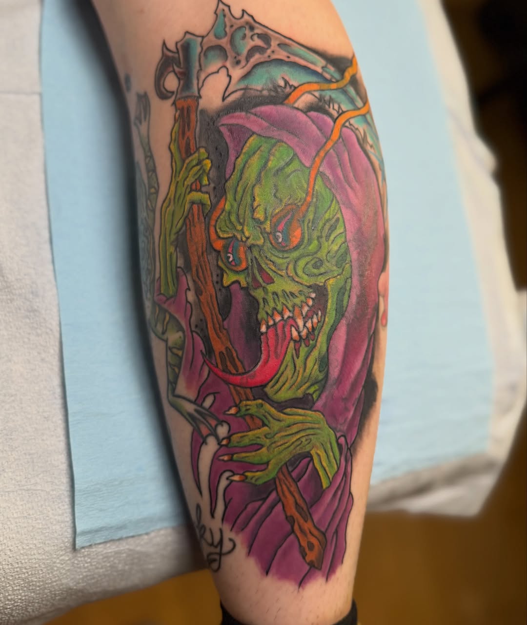 Tattoo by @tberrytattoos โ new_school, dark_realism