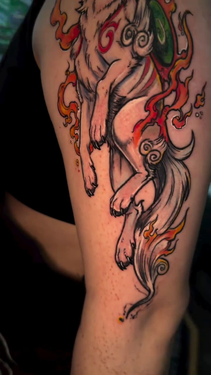 Tattoo by @greenkodi — japanese_irezumi, neo_traditional