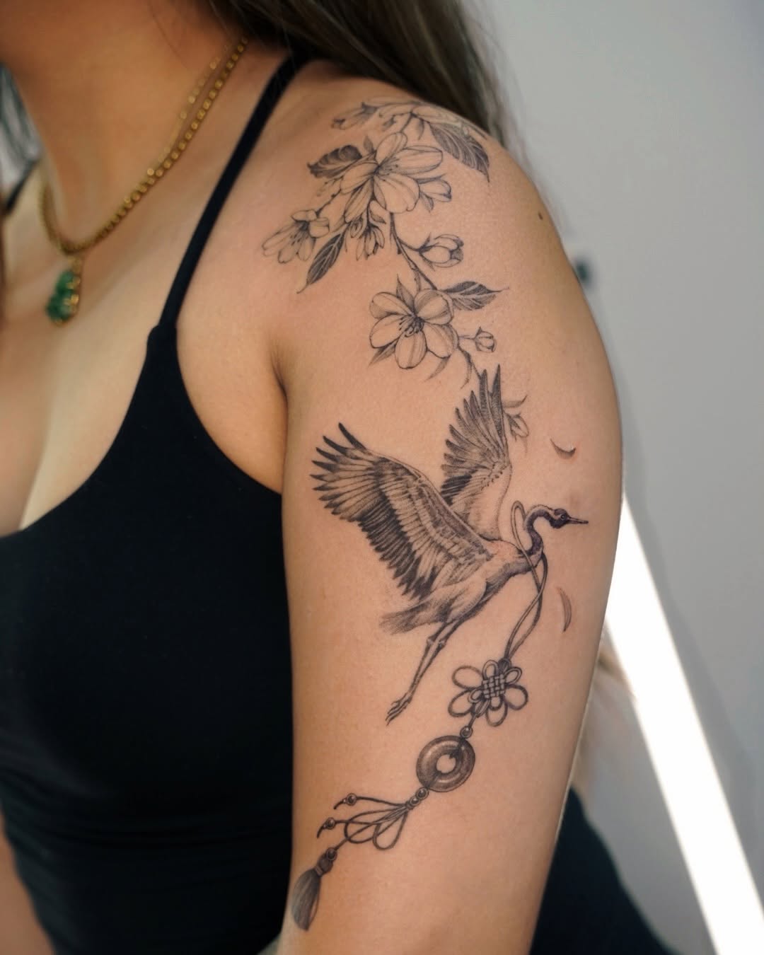Tattoo by @tattoosbytri — illustrative, black_and_grey