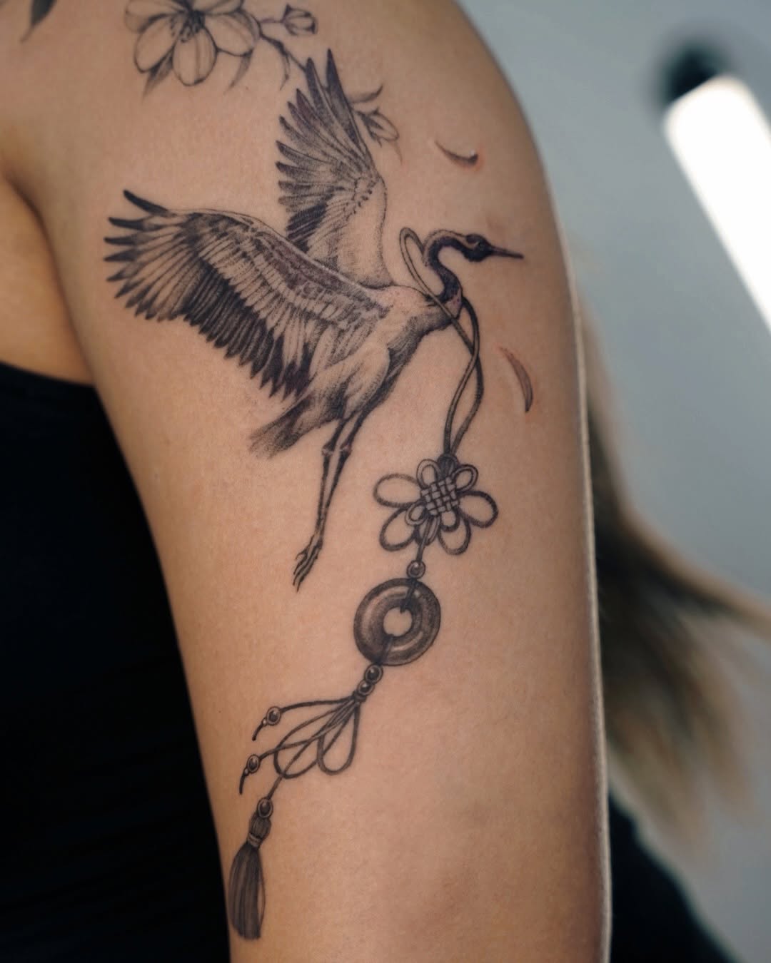 Tattoo by @tattoosbytri — illustrative, black_and_grey