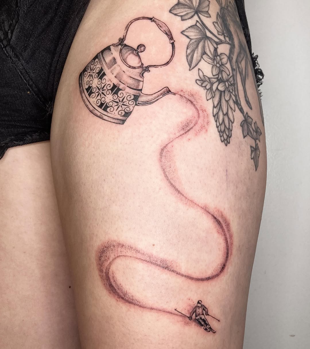 Tattoo by @lemon.inkade — illustrative, black_and_grey