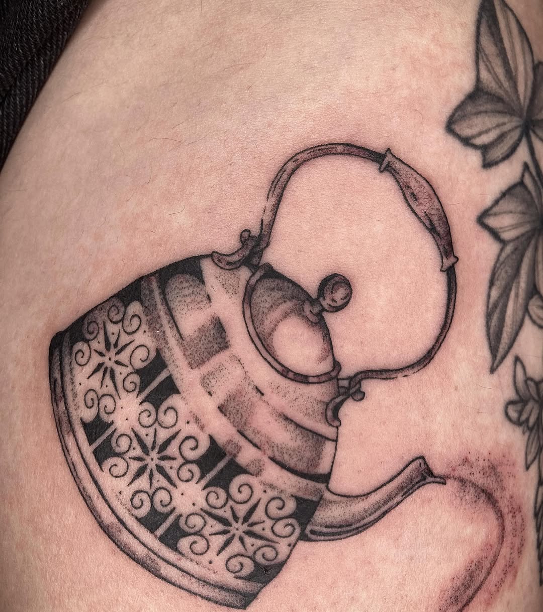 Tattoo by @lemon.inkade — illustrative, black_and_grey