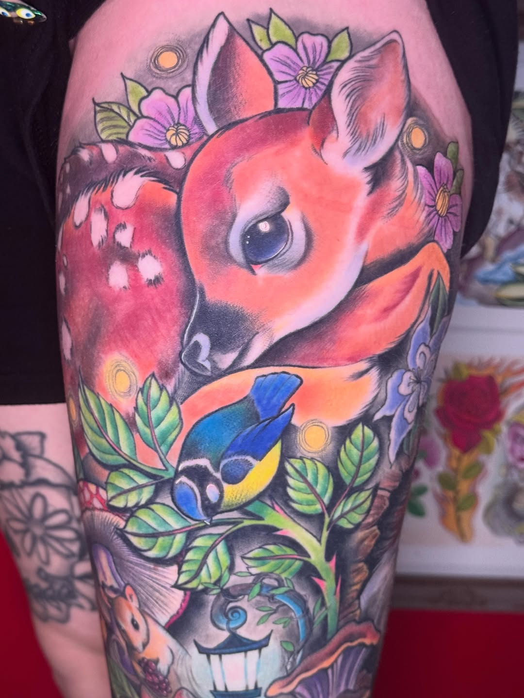 Tattoo by @noapologiestattoo — neo_traditional, realism