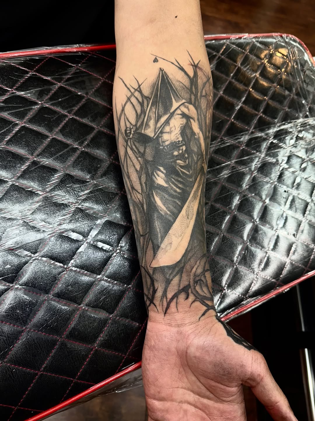 Tattoo by @isa._.tattoos — dark_realism, black_and_grey