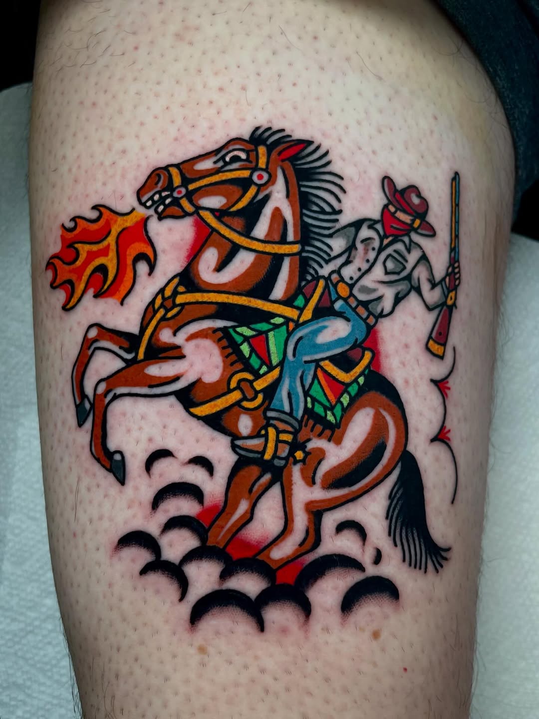 Tattoo by @ryanxmcd — american_traditional, illustrative