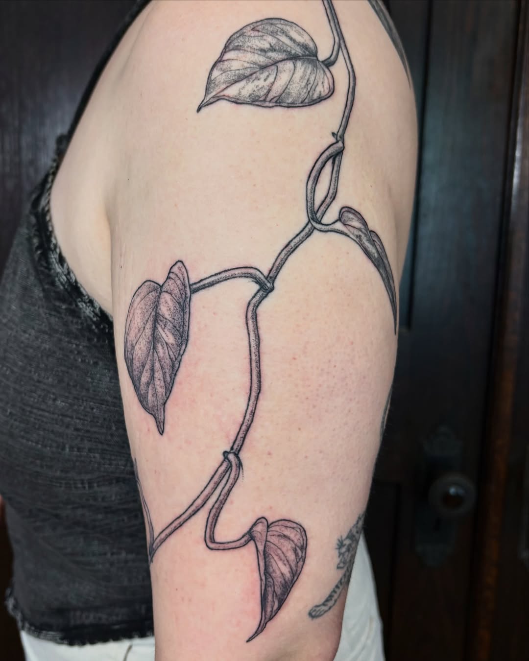 Tattoo by @kane_tattoos — dotwork