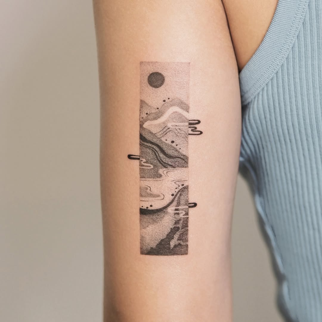 Tattoo by @graydient.inks β illustrative, black_and_grey