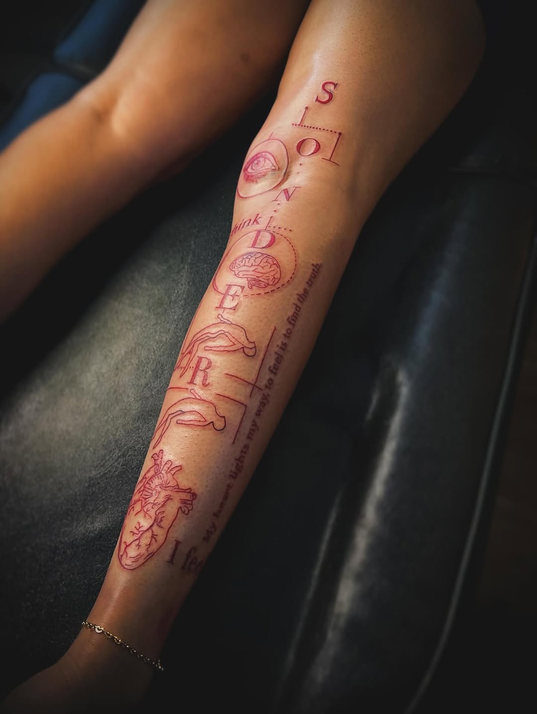 Tattoo by @tattsbyleek โ lettering_script