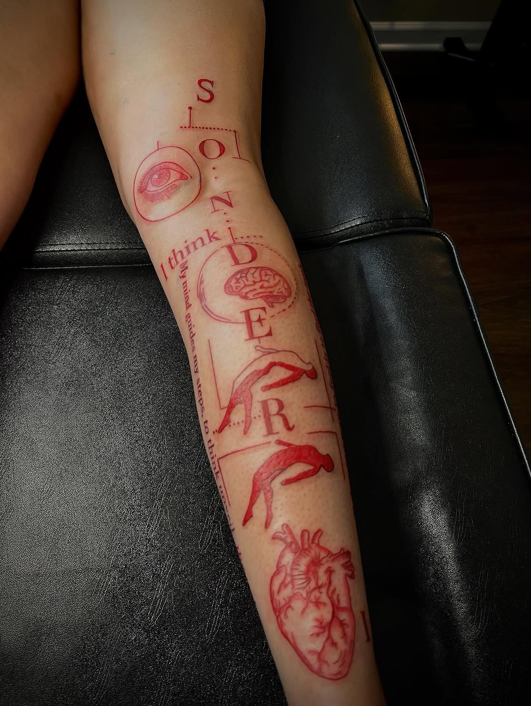 Tattoo by @tattsbyleek โ lettering_script