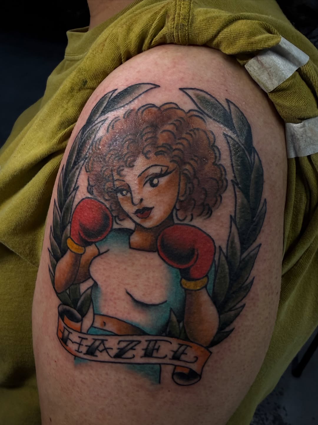 Tattoo by @devin_and_helltattoos — american_traditional, lettering_script