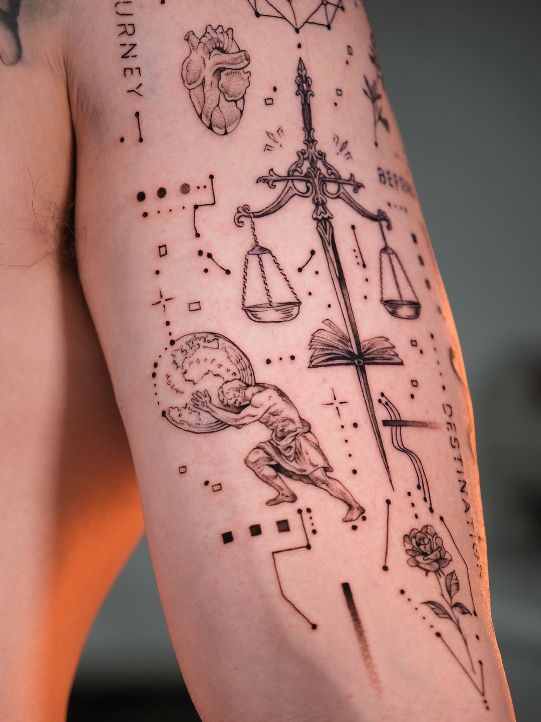 Tattoo by @aleki_blue — illustrative, black_and_grey