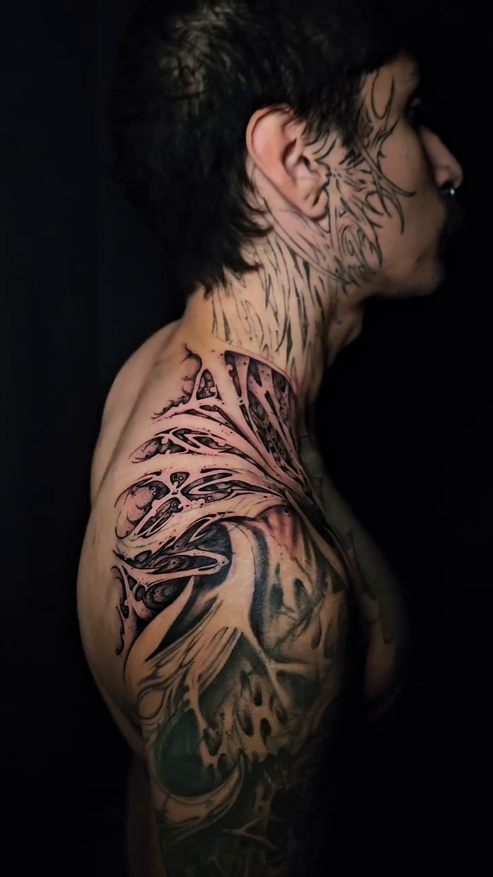 Tattoo by @wilfred_arts — japanese_irezumi, black_and_grey