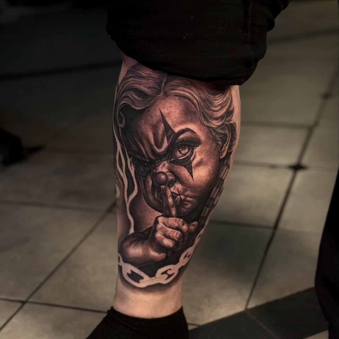 Tattoo by @inktherapy916 โ realism, black_and_grey