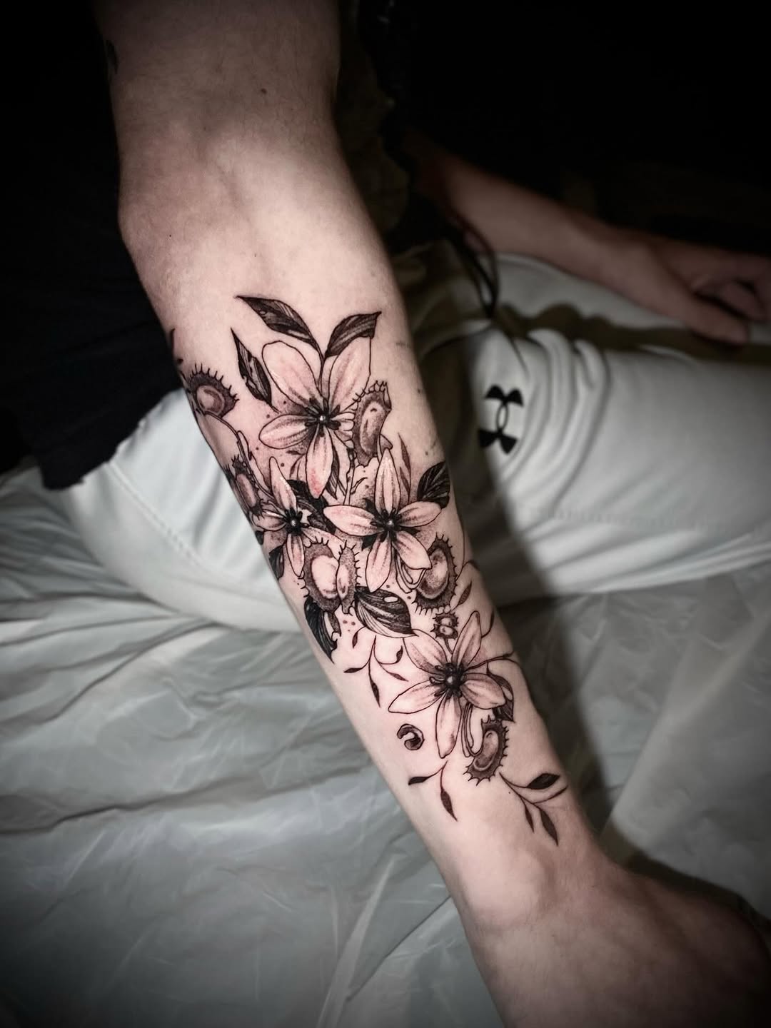 Tattoo by @_unfreakish_ — black_and_grey