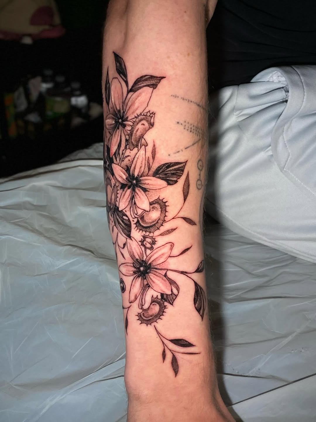 Tattoo by @_unfreakish_ — black_and_grey