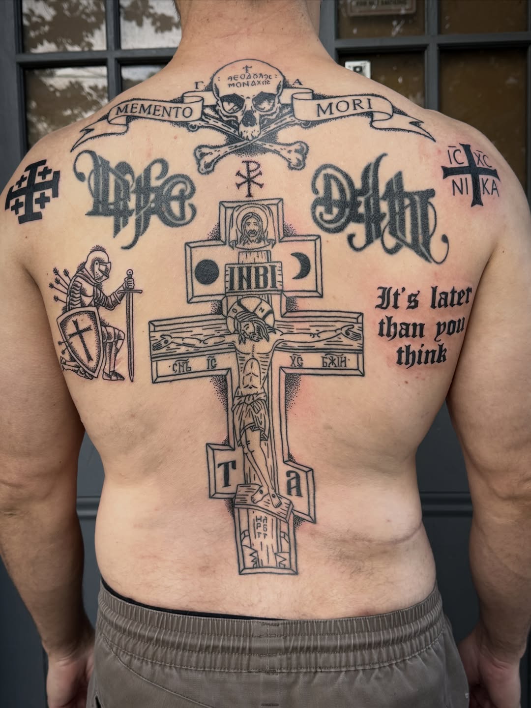 Tattoo by @chrisblanchardtattoos — blackwork, illustrative