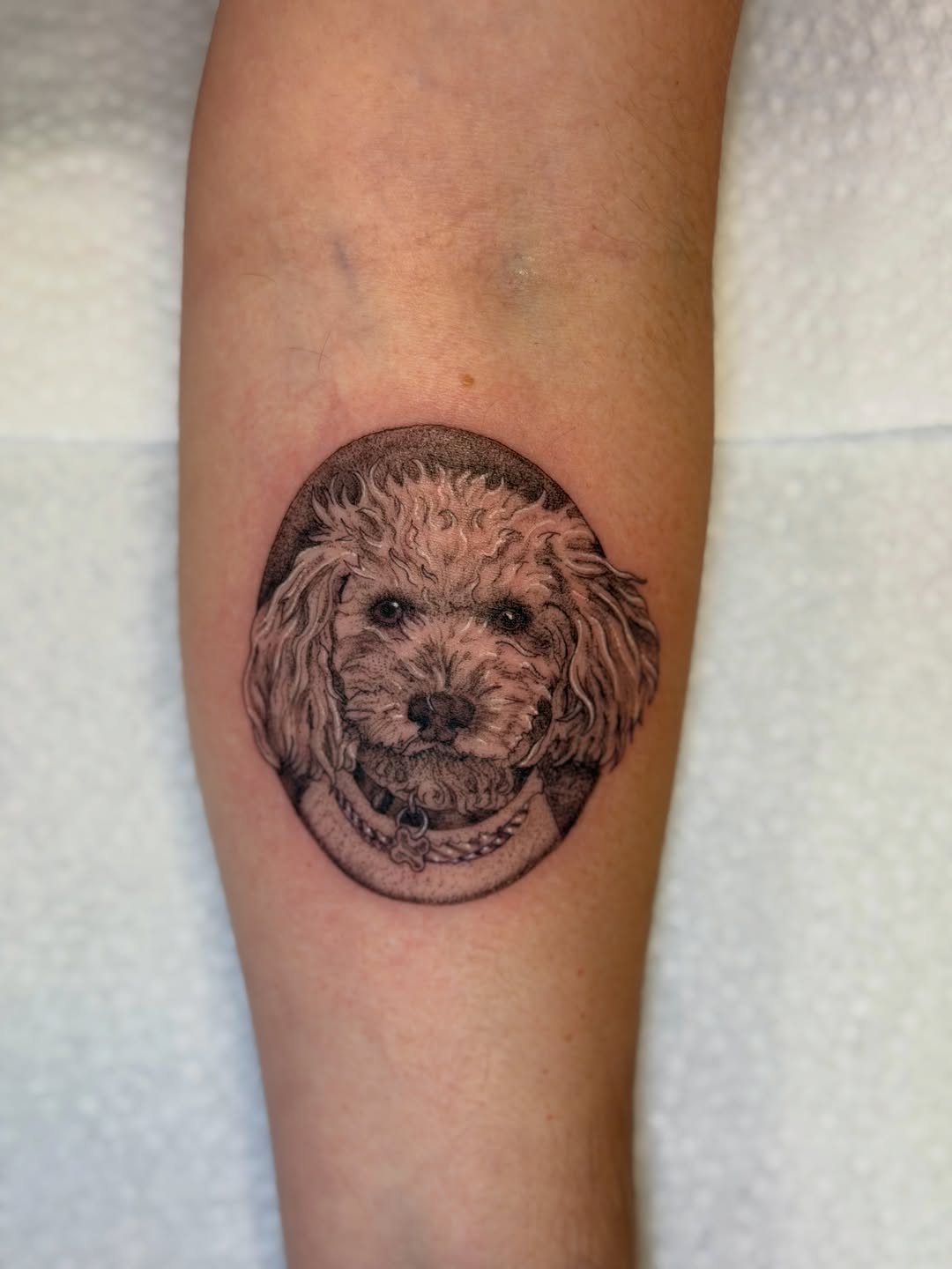 Tattoo by @mckennaskytattoos — realism, black_and_grey