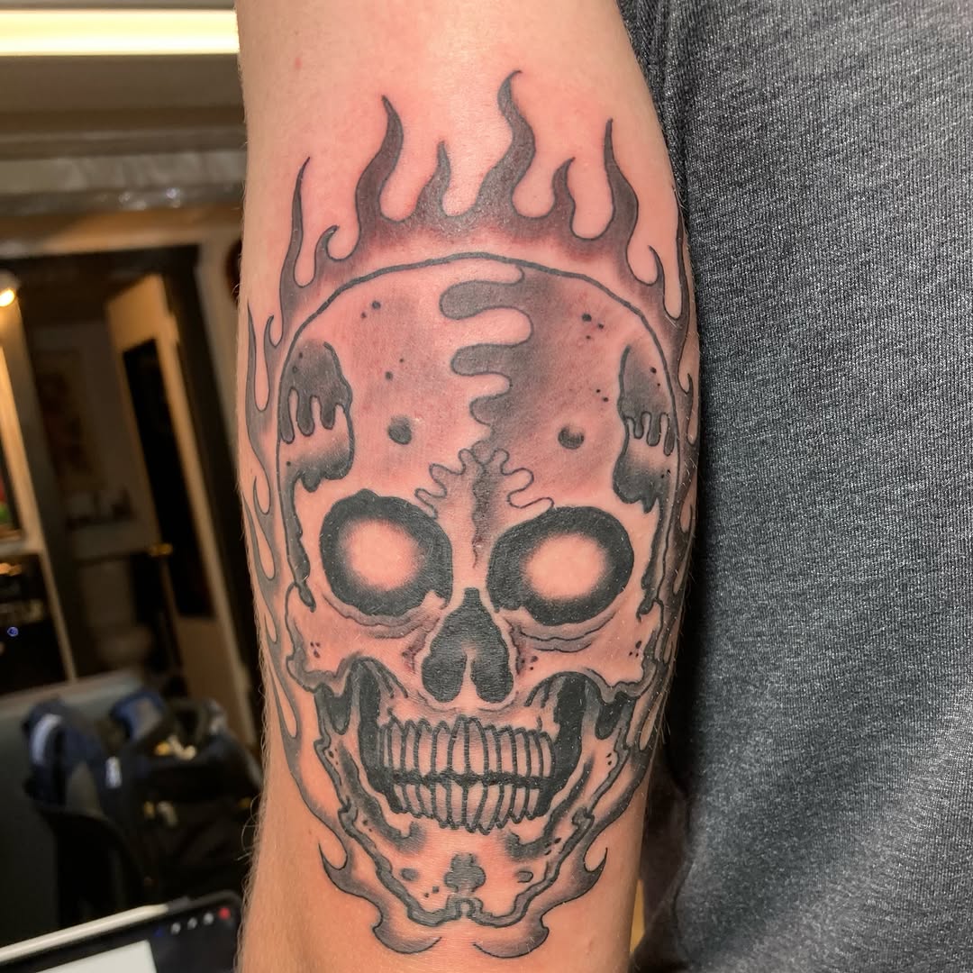 Tattoo by @chiefchadula — black_and_grey, american_traditional