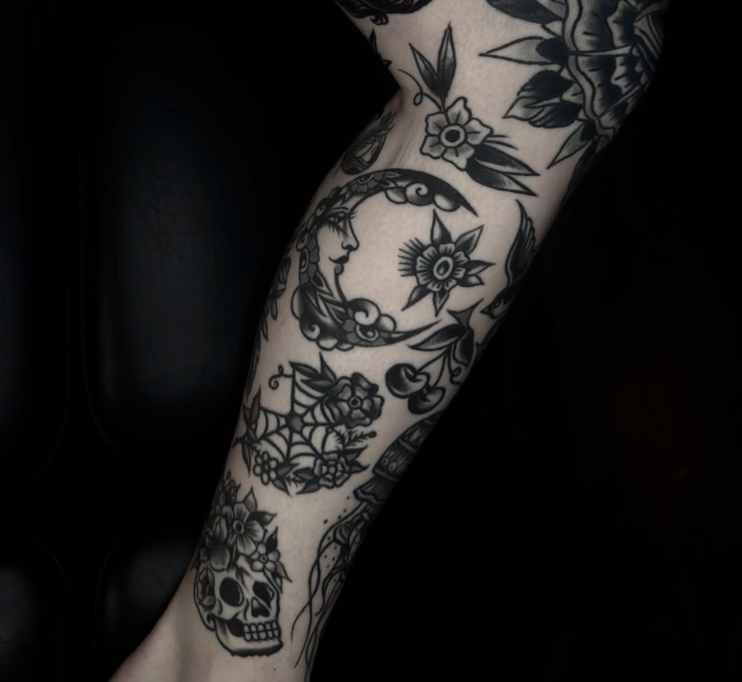 Tattoo by @butz.tattoos — american_traditional, black_and_grey