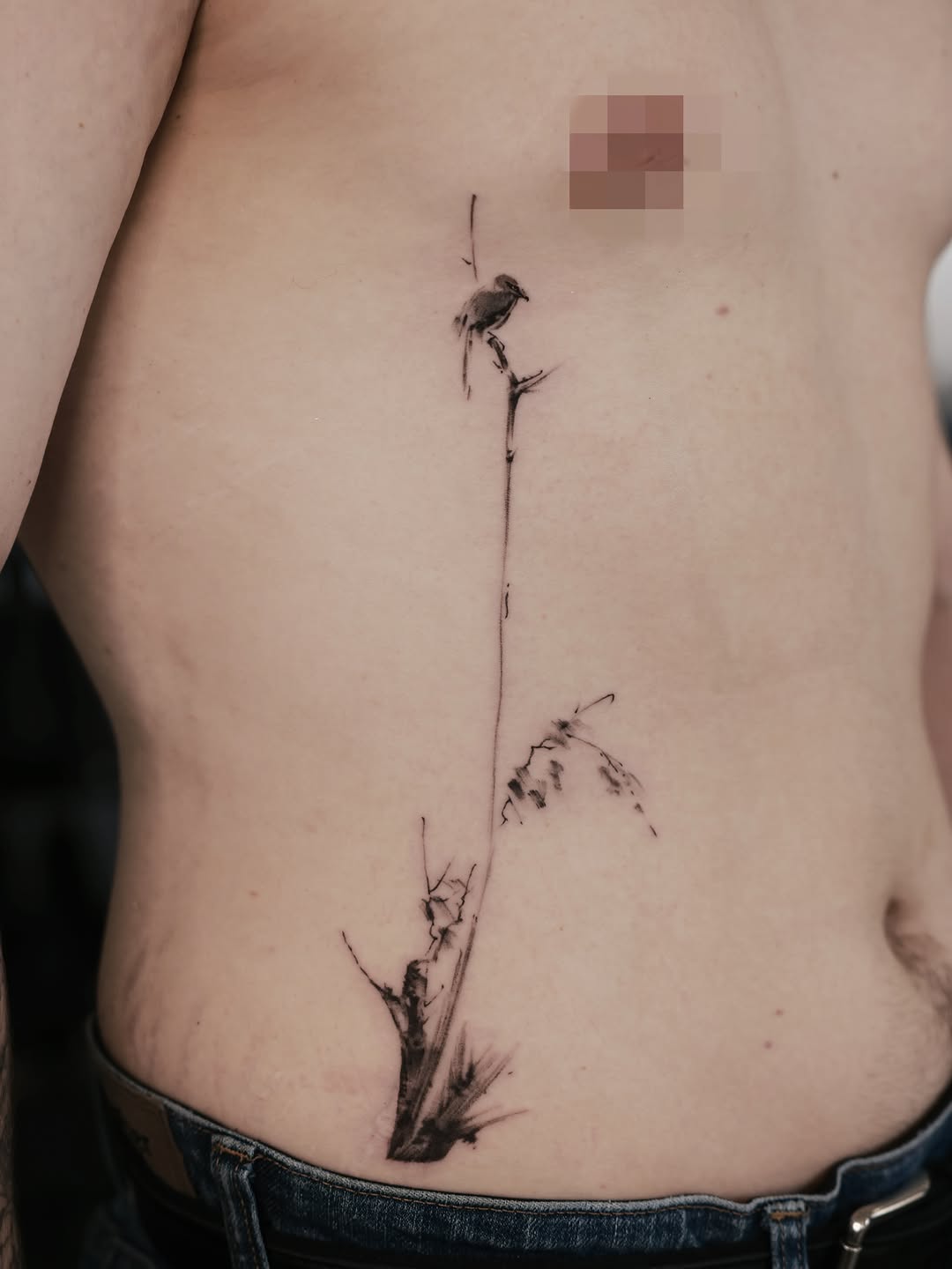 Tattoo by @iris.tatts — fine_line, black_and_grey