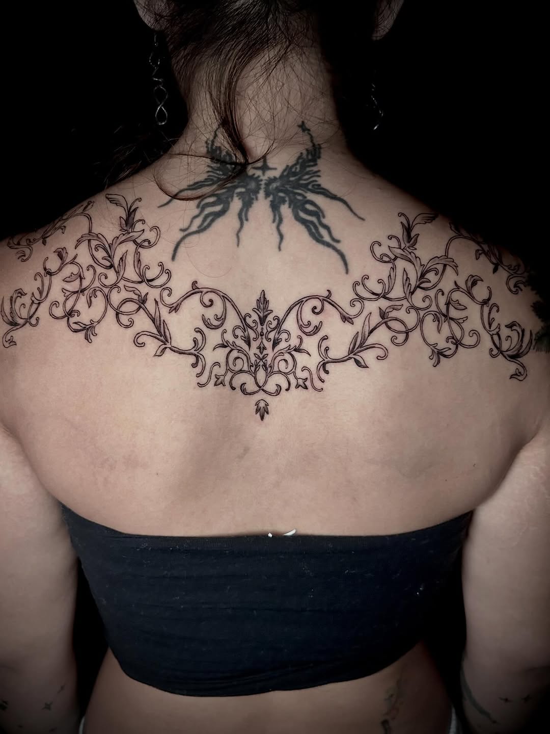 Tattoo by @clack.clack.clack — ornamental, blackwork