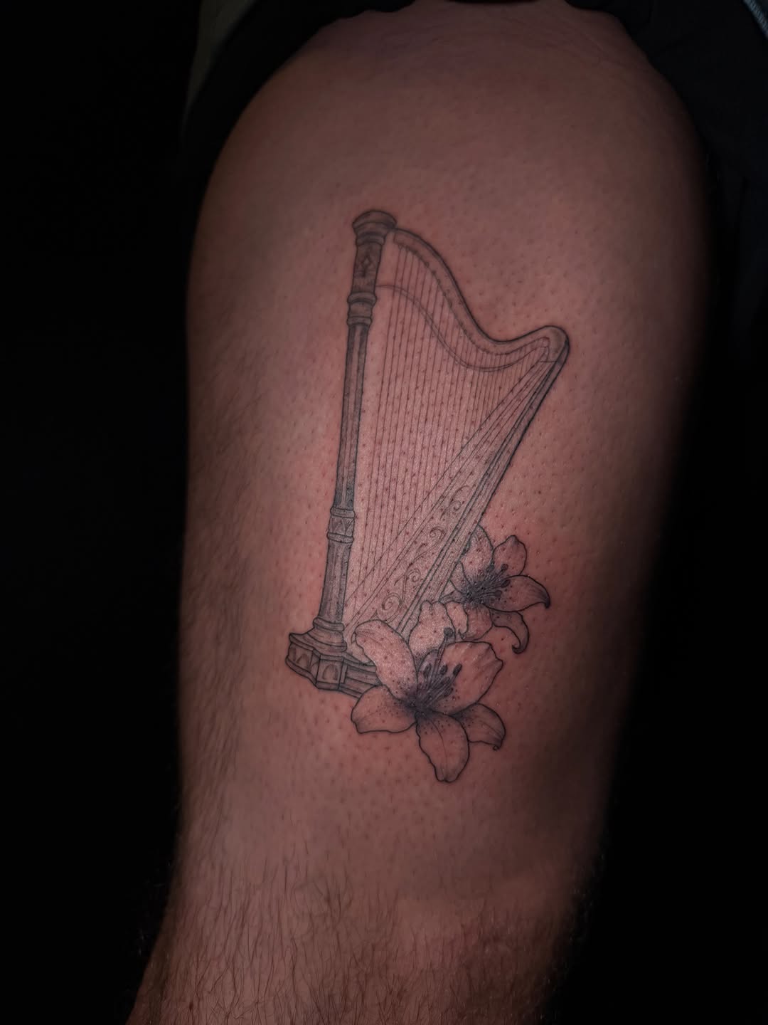 Tattoo by @ink_darling — illustrative, black_and_grey