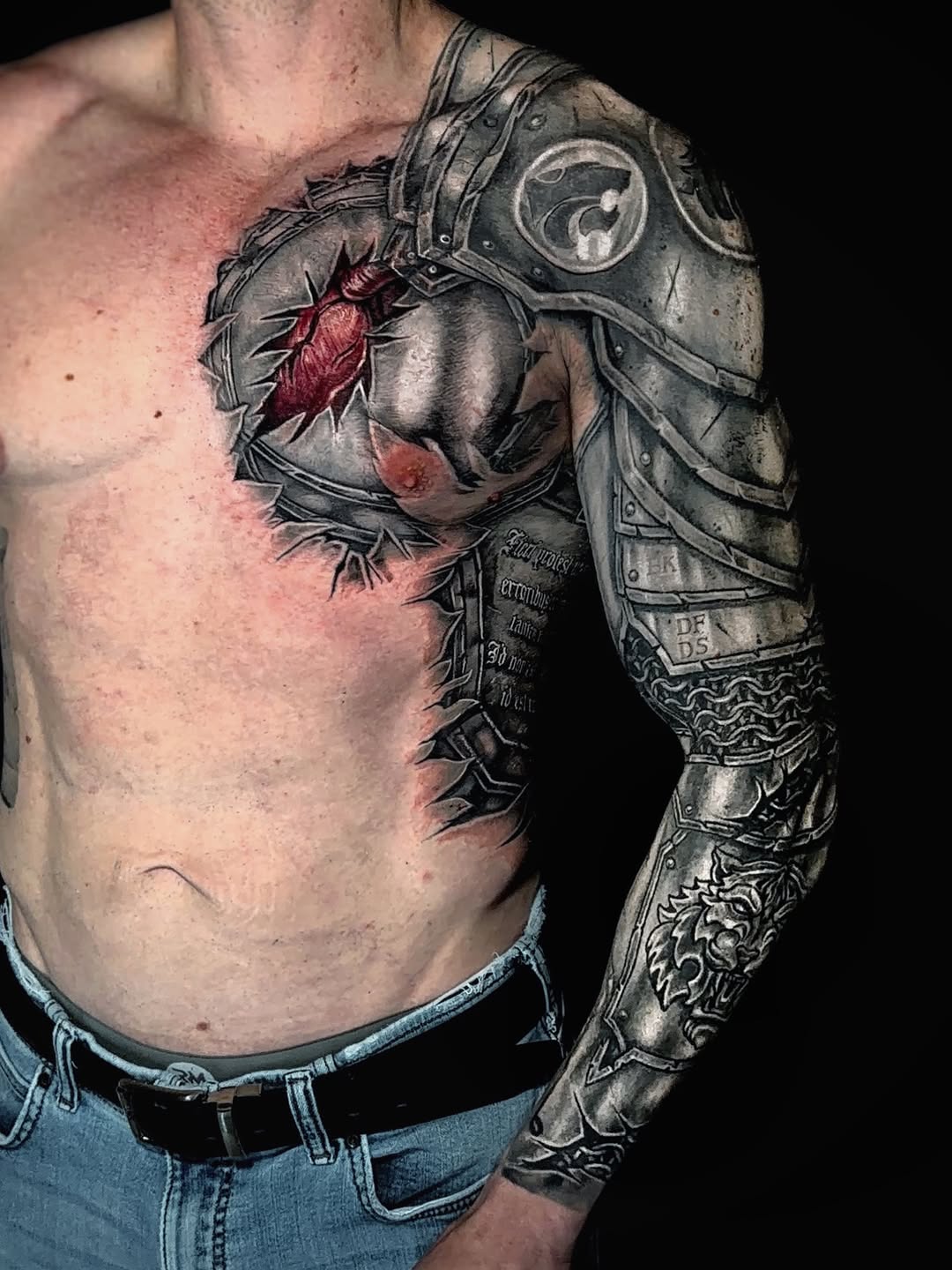 Tattoo by @henrryink โ realism, black_and_grey