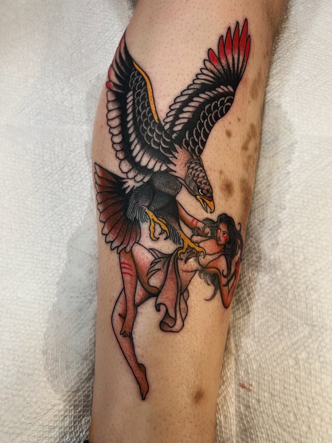 Tattoo by @superteal — american_traditional