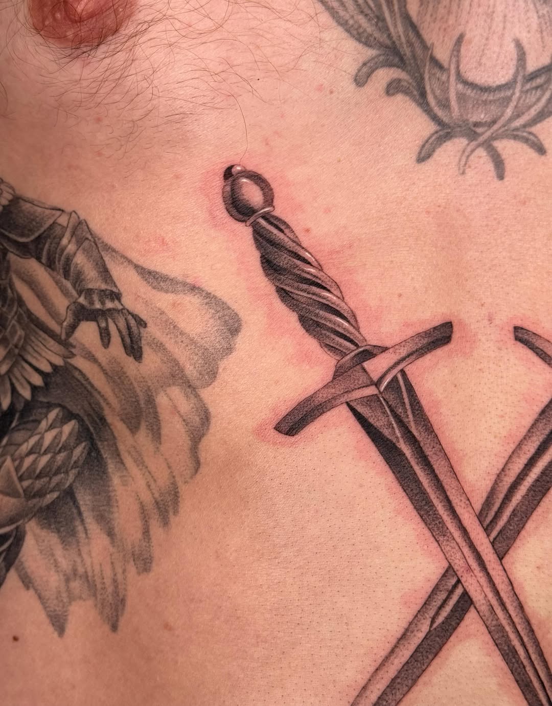 Tattoo by @alyssavart — black_and_grey