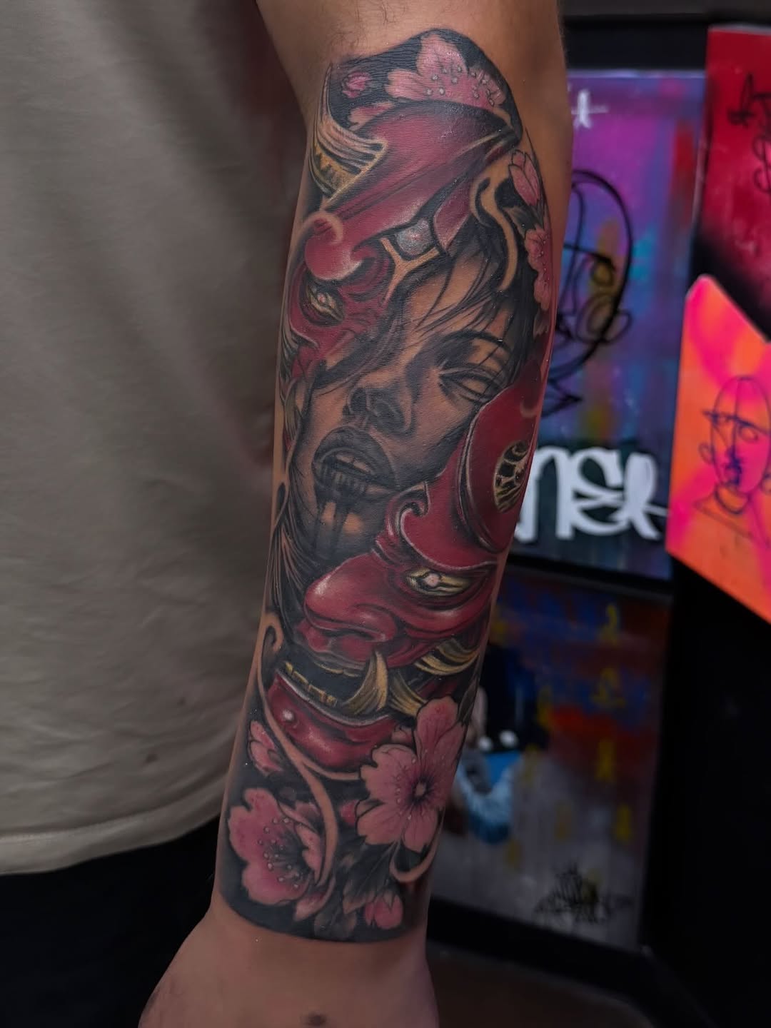 Tattoo by @luvetattoos — realism, japanese_irezumi