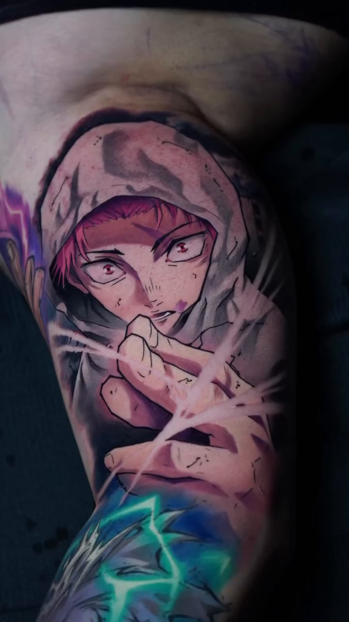 Tattoo by @skeleto.regnare β anime