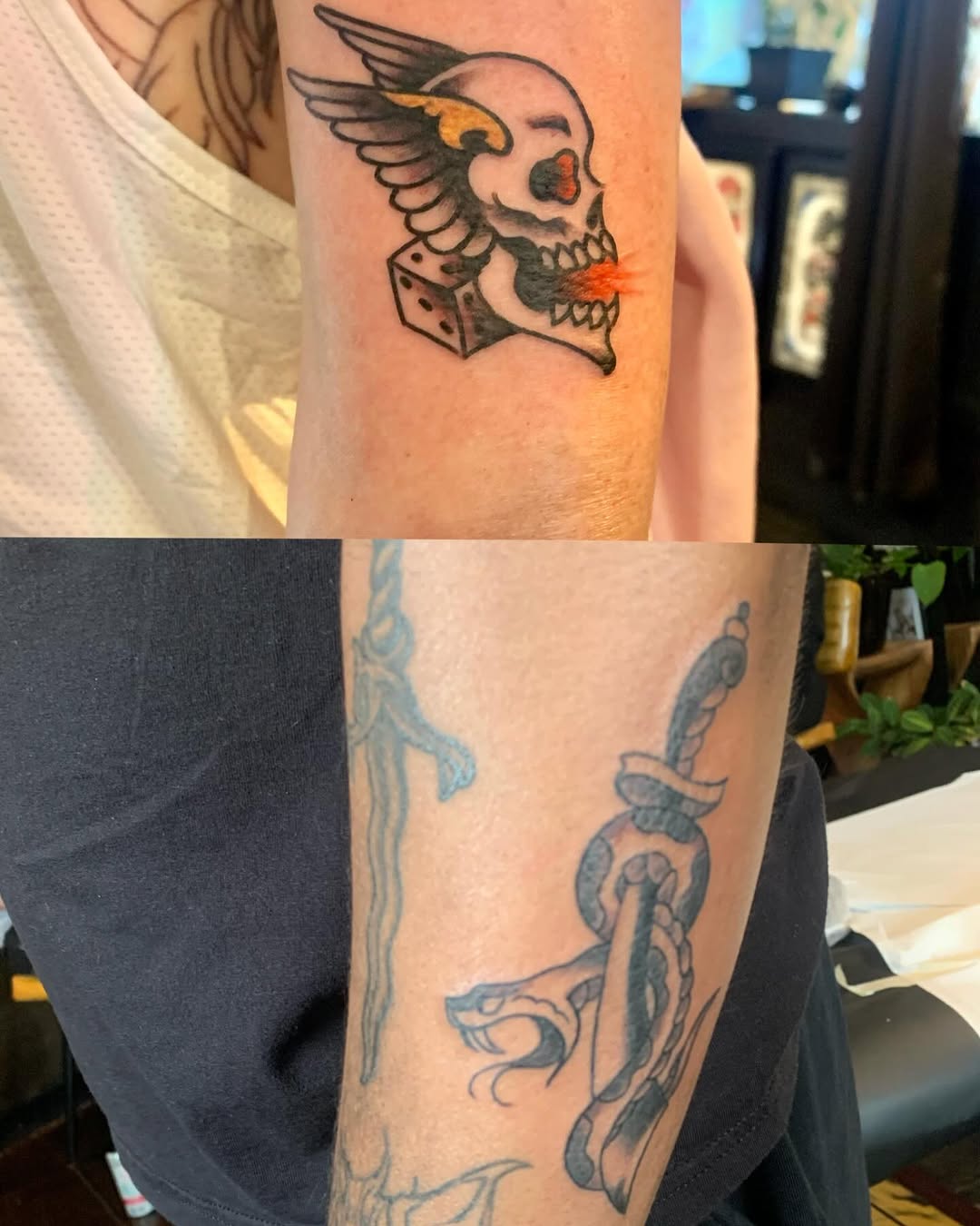 Tattoo by @beehemothtattoo — american_traditional